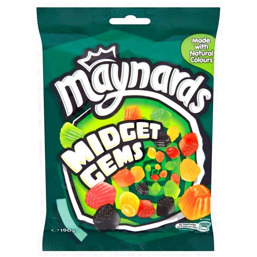 Maynards Bassetts Maynards Midget Gems (190g) - Pack of 6