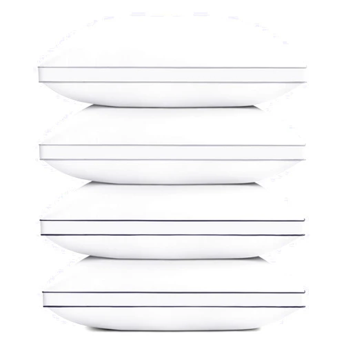 ROUMEA Pillows Queen Size Set of 4, Grey Queen Pillows 2 Pack+Black Queen Bed Pillows 2 Pack