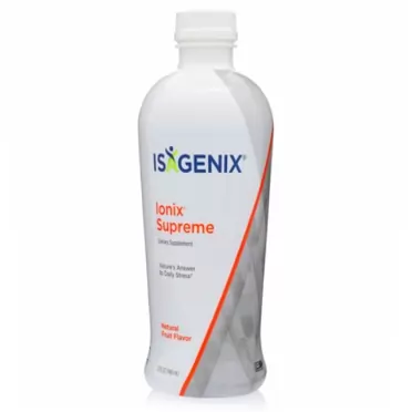 Isagenix Ionix Supreme - Drink with Niacin, Vitamin B12, Vitamin B6 and Ribflavin to Help Fight Stress - 32-Ounce Bottle (Natural Fruit Flavor)