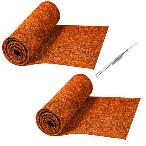 MCLANZOO Reptile Carpet Mat, Coconut Fiber Liner,Snake Bedding,Lizard Cage Mat/Substrate for Snakes, Chameleons, Geckos ands Kitchen Use (36