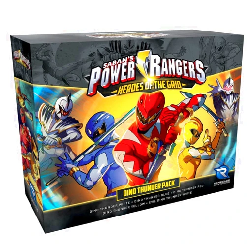 Renegade Game Studios Power Rangers Heroes of The Grid Dino Thunder Expansion, 2-5 Players, Ages 14+