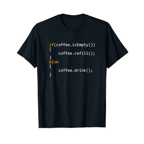 Programmer Coding And Hacker Tees Funny Programmer Coffee Gift For Coders T-Shirt