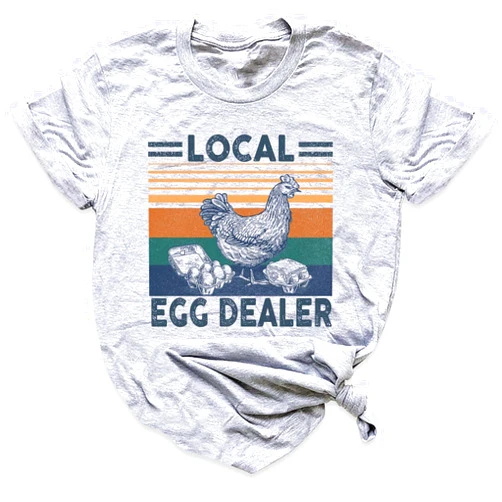 Thaimanh Local Egg Dealer Shirt, Easter Egg Dealer Shirt, Funny Easter T-Shirt, Chicken Shirt, Farm Lover Gift, Egg Dealer Tee, Farmer Life Shirt