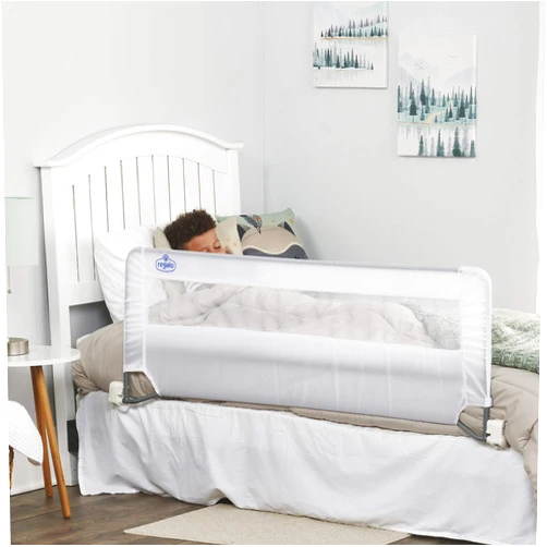 Regalo Swing Down 54-Inch Extra Long Bed Rail Guard, with Reinforced Anchor Safety System