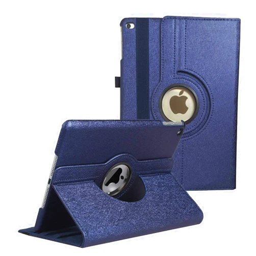 LXS New Case for iPad 9.7 inch 2018 2017/ iPad Air 2 Case - 360 Degree Rotating Stand Protective Cover Smart Case with Auto Sleep/Wake for Apple iPad 5th/6th Generation (Dark Blue)