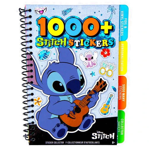 Fashion Angels Disney Stitch Sticker Book, Includes 1,000+ Stickers & Collector Pages, Disney Lilo and Stitch Stickers, Ideal for Accessorizing Kids Notebooks & More