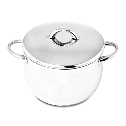 Generic Silampos Domus Stainless Steel Stock Pot, Various Sizes, Made In Portugal (N.32 15.2L - 16qt)