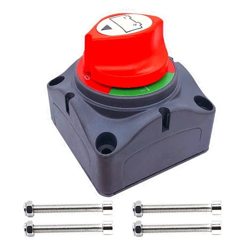 Orifort 12-48 V Battery Switch, Battery Power Cut Disconnect Isolator Master Switch for Vehicle and Boat (On/Off)