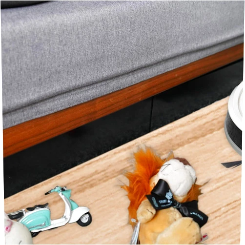 ECOHomes Under Couch Toy Blocker (8 Pcs, Black, 16” Length x 5.1” Tall) - Couch Guards for Under Couch Prevent Toys from Going Under Furniture | Under Sofa Blocker and Under Bed Blocker for Cats