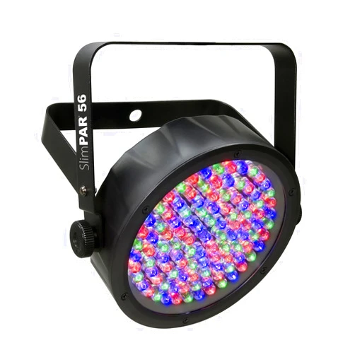 CHAUVET DJ SlimPAR 56 LED PAR Can Wash Light w/Built-In and Sound Activated Modes , Black