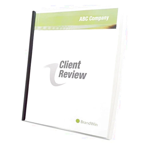 GBC 67504 Slide n Bind Report Cover, Letter Size, Clear, 10/box
