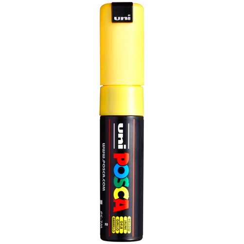 POSCA Paint Marker, PC-7M Broad Bullet, Yellow