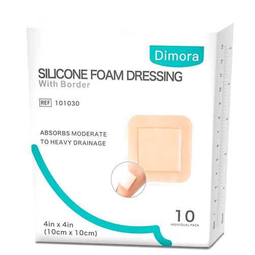 Dimora Silicone Foam Dressing with Border Adhesive 4