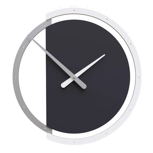CalleaDesign 17.7 Wall Clock Zaki (Black)