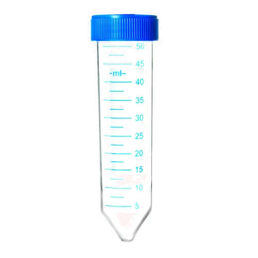 EISCO Centrifuge Tube, 50ml - Conical Shape - 2.5ml White Graduations, Non-Erasable Labeling Area - Polypropylene