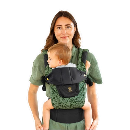 LILLEbaby LÍLLÉbaby Complete 6-in-1 Ergonomic Baby Carrier Newborn to Toddler - with Lumbar Support - for Children 7-45 Pounds - 360 Degree Baby Wearing - Inward and Outward Facing - Speckled Succulent