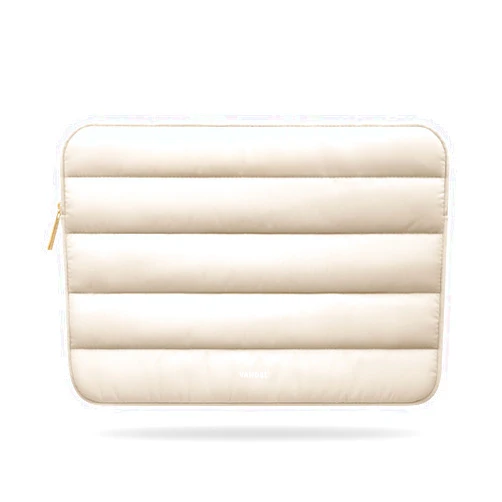 Vandel - The Original Puffy Laptop Sleeve 13-14 Inch Laptop Sleeve. Beige Laptop Sleeve for Women. Carrying Case Laptop Cover for MacBook Pro 14 Inch Sleeve, MacBook Air Sleeve 13 Inch, iPad Pro 12.9