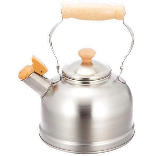 CASUAL PRODUCT Aoyoshi Whistling Kettle, Harmonica Tone, 0.6 gal (2.5 L), Made in Japan, Yakan, Cute, Over the Stove