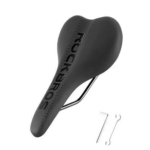 ROCKBROS Bike Seat - Comfortable Bicycle Seat with High-Density Foam Bike Saddle for Men & Women, Waterproof Mountain Bike Seat Cushion for BMX, MTB & Road Bike