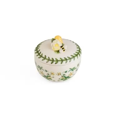 Portmeirion Botanic Garden Bouquet Trinket Box – Keepsake and Jewelry Decorative Holder Organizer (Bumble Bee)