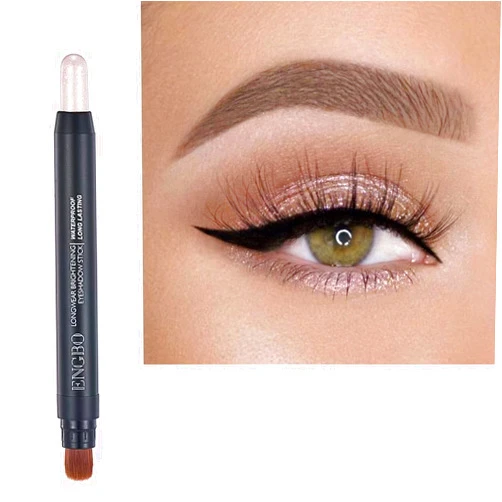 ENGBO Eyeshadow Waterproof Eyeshadow Stick, Pearl Shimmer (02)