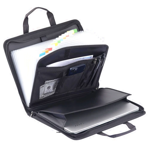IFUCTYE Accordion File Organizer, 13 Pocket Important Document Organizer Expanding File Folder with Zipper & Labels Multi-Pockets Paper Organizer Folder for Letter, A4, Receipts Securely Organize Documents