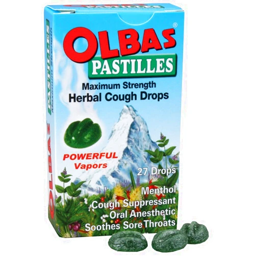 Olbas - Olbas Pastilles Maximum Strength Herbal Cough Drops - 27 Pastilles (pack of 2)