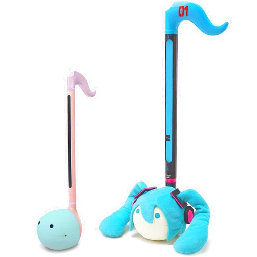 Otamatone Unicorn + Miku Electronic Musical Instrument Portable Synthesizer Collector's Set Deluxe + Regular 2 Pc Set