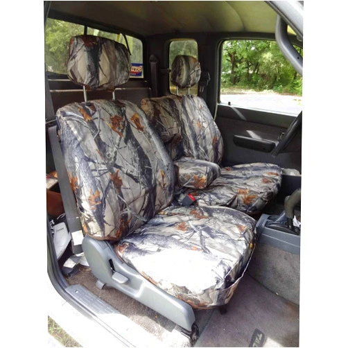 Durafit Seat Covers, Made to fit 1995-2000 Tacoma Xcab, Front 60/40 Split Bench Seat with Integrated Armrest Seat Covers in Camo Waterproof Endura Fabric