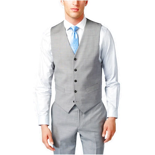 Tommy Hilfiger Mens Heathered Five Button Vest