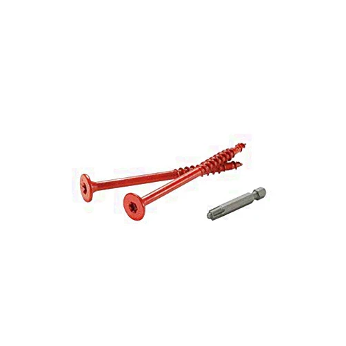 FastenMaster Flatlok No. 14 x 4-1/2 in. L #40 Torx ttap Flat Head Epoxy Carbon Steel Wood Screws