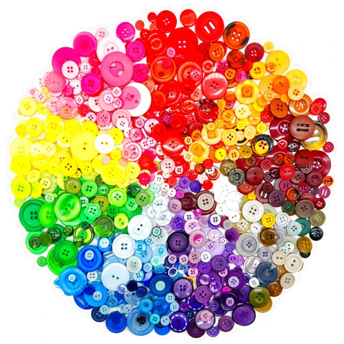 Haawooky 500-700 PCS Assorted Mixed Color Resin Buttons 2 and 4 Holes Round Craft for Sewing DIY Crafts Children's Manual Button Painting,DIY Handmade Ornament