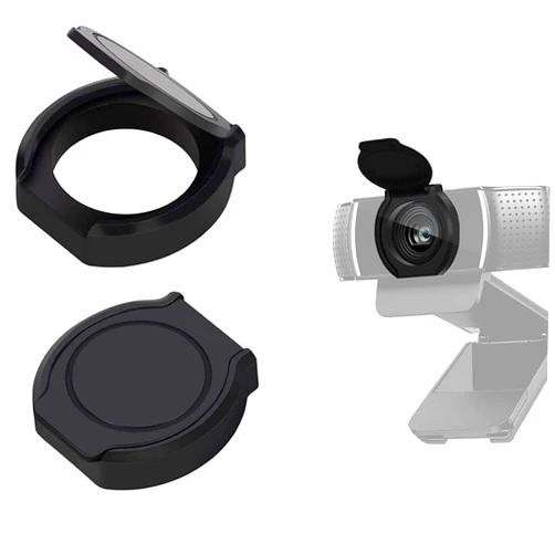JCWINY 2 Pack Universal Webcam Cover, Desktop Computer External Webcam Lens Covers Shutter Cap Hood, Streaming Web Camera Privacy Cover Clip Compatible with Logitech HD Pro Webcams C270/C615/C920/C930e/C922X