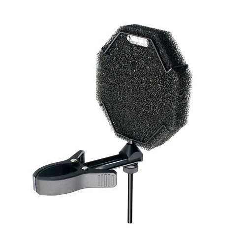 SUUNTOK Microphone Pop Filter, Professional Windscreen Mic Cover for Dia.26-70mm Microphones, Acoustic Mic Shield with Upgraded Thick Sponge, Compatible with AT2020, Snowball, HyperX QuadCast, Shure SM78
