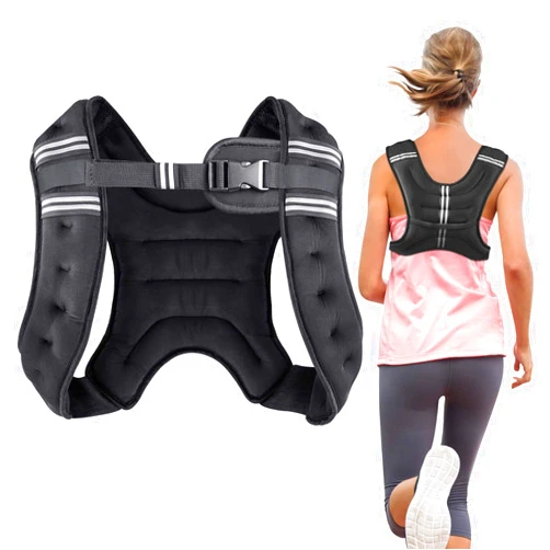 Henkelion Weighted Vest Weight Vest for Men Women Kids Weights Included, Body Weight Vests Adjustable for Running, Training Workout, Jogging, Walking