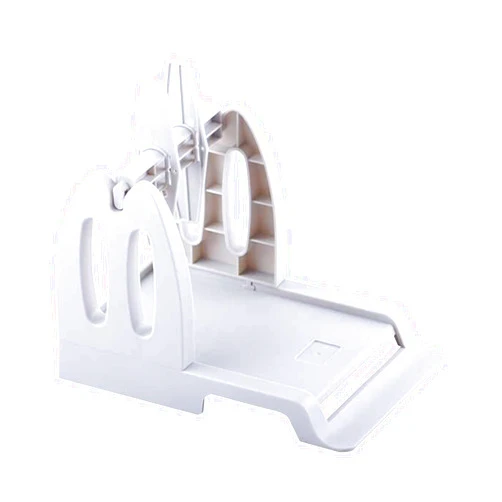 BUZHI Roll Label Holder,BUZHI Label Holder for Desktop Thermal Label Printer 2 in 1 Rolls & Fan-Fold Stack Labels Shipping Package Sticker Dispenser Detachable for Delivery Supermarket Retail Store