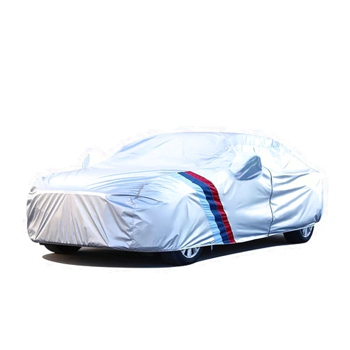 IMbros Car Cover Waterproof Compatible with Opel Meriva A/B, Outdoor Car Covers Waterproof Breathable Large Car Cover with Zipper, Custom Full Car Cover Sun-Resistant (Color : Silver, Size : Thick_A(2003-2