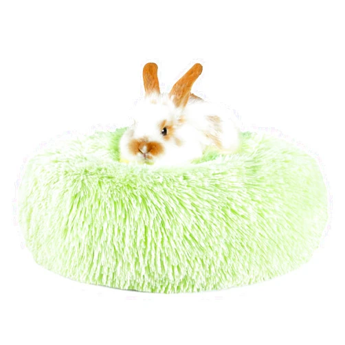 BESTLUBE Bunny Bed for Rabbits, Warm Rabbit Bed Small Animal Beds for Guinea Pig, Chinchilla, Chipmunk, Squirrel, Bunny Beds Mat Nest, Green