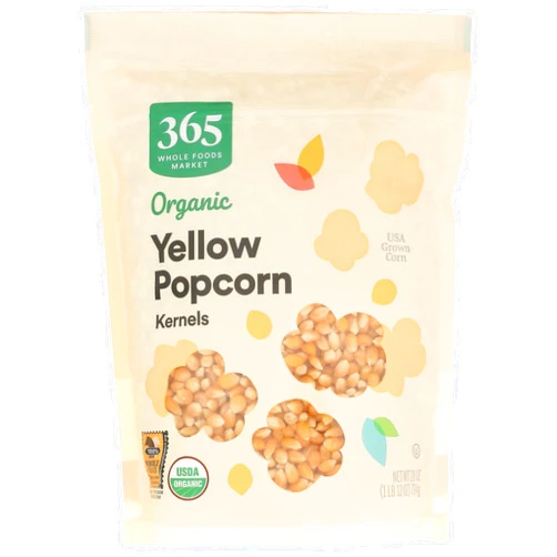 365 by Whole Foods Market, Organic Yellow Popcorn Kernels, 28 Ounce