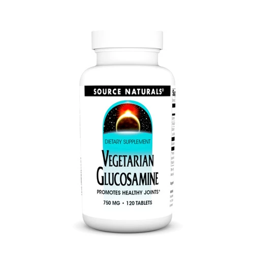 Source Naturals Vegetarian Glucosamine, Promotes Healthy Joints*, 750 mg - 120 Tablets