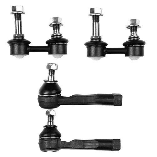 ROADFAR Outer Tie Rod End Stabilizer Links Fit 2002 2003 2004 2005 For Kia Sedona Front Suspension Set of 4