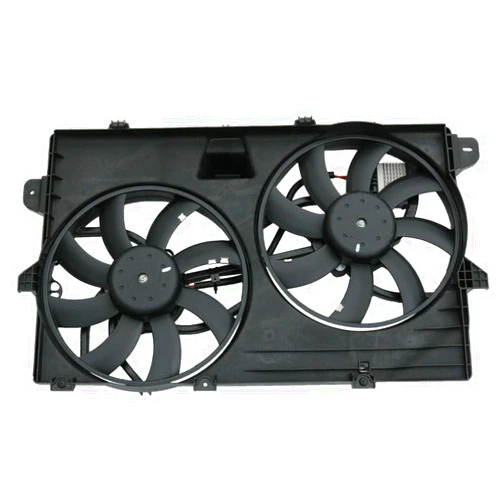Eohfsxk Dual Radiator and Condenser Cooling Fan Plastic Assembly for Ford for Edge 3.5L 2007-2015 & 3.7L 2011-2014 & 2.0L 2012-2015,for Lincoln for MKX 3.5L 2007-2010 & 3.7L 2011-2015