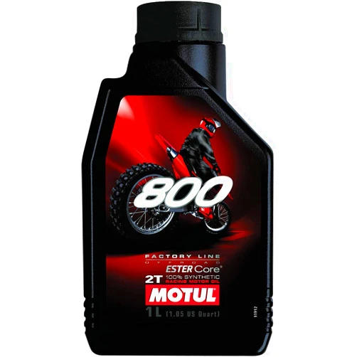 Motul 104038-CS 800 2T Pro Racing Premix Liter, 4 Pack, 1 l, 4 Pack