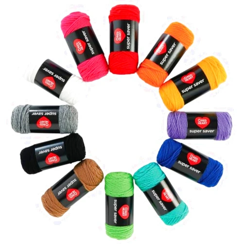 Red Heart Super Saver Super Yarn Craft Kit for Crochet & Knitting & Amigurumi Projects