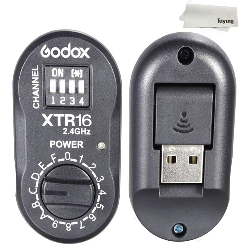 Godox 2.4G Wireless XTR-16 Receiver for X1C X1N XT-16 Transmitter Trigger Wistro AD360/DE/QT/DP/QS/GS/GT Flash Series