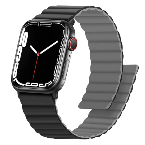 Anlinser Magnetic Bands Compatible with Apple Watch Band 45mm 44mm 42mm 41mm 40mm 38mm, Women Men Double Side Reversible Strap for iWatch Ultra 2 Series 9/8/7/6/5/4/3/SE