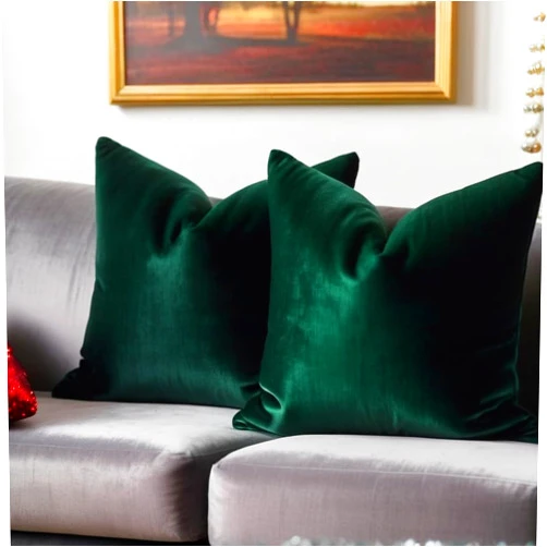 FEVERQIYI 20x20 Velvet Pillow Covers Set of 2 Army Green Decorative Square Throw Pillowcase Soft Solid Cushion Covers for Bedroom Living Room Outdoor Indoor Decoration