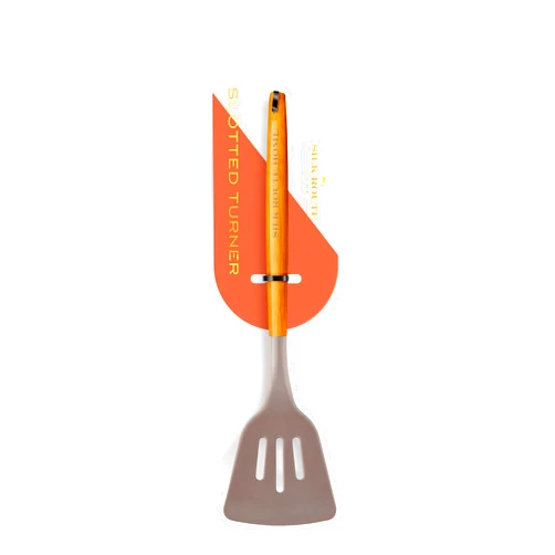 Silk Route Spice Company Silk Route Home's Acacia Wood & Silicone Slotted Turner