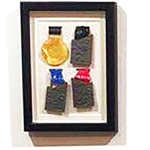 ZJYSMH Photo Frame,Picture Frame,Wall Frames,OVBBESS Medal Display Frame Shadow ​Box Frame Photo Frames Medal Holder For Runners 3D Deep Box Frame Sports Medals Display Case Cabinet(Hollow : 1.5cm) ( Co