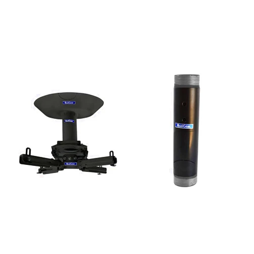 QualGear Pro-AV QG-KIT-CA-3IN-B Single Joist Ceiling Adapter, 3